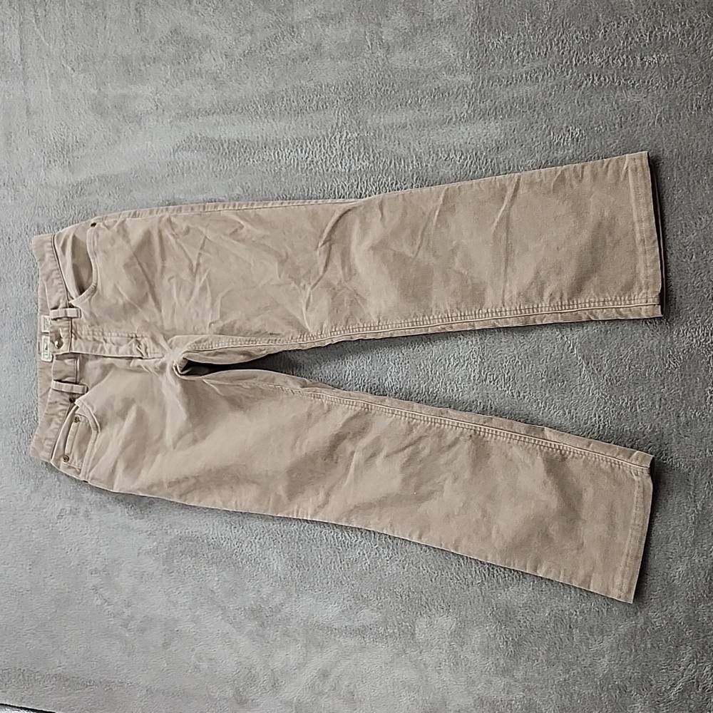 L.L. Bean Tan Boot Cut Pants
